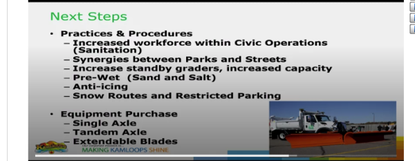 Snow Plowing Budget Increase Proposals....