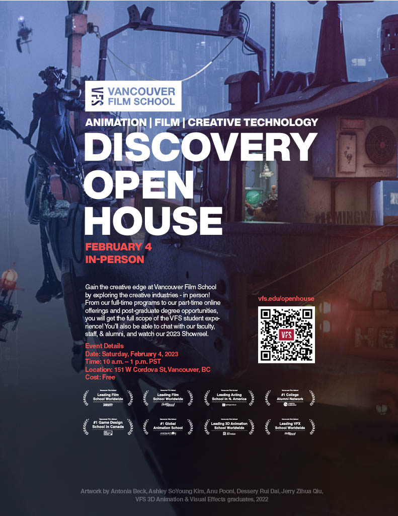 Vancouver Film School Open House 2023 – The Kamloops Film Society
