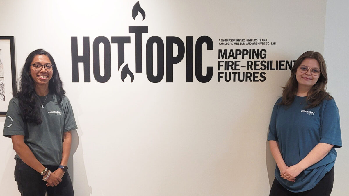 Mapping local knowledge: TRU students guide fire awareness exhibition
