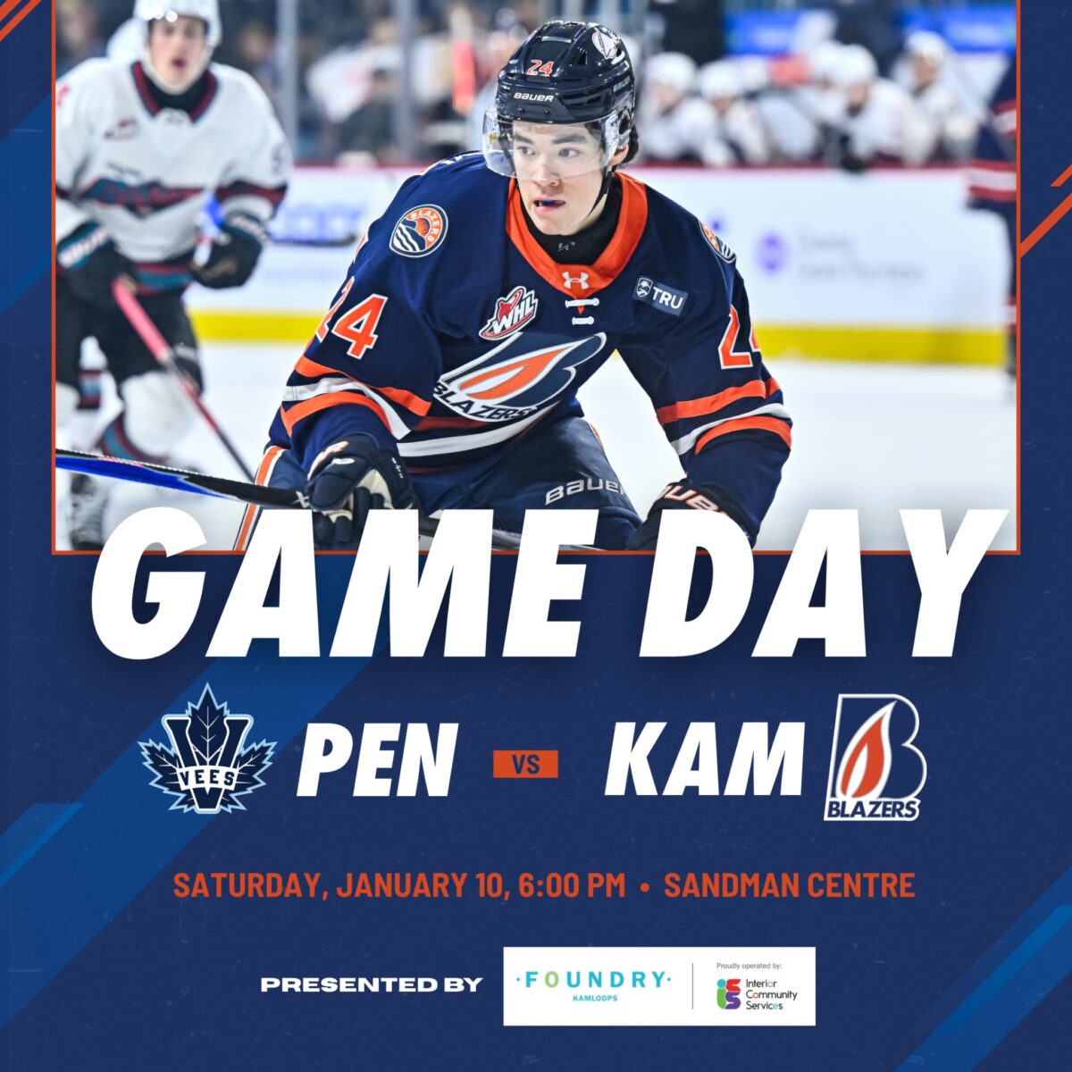 BLAZERS HOST VEES AT 6PM