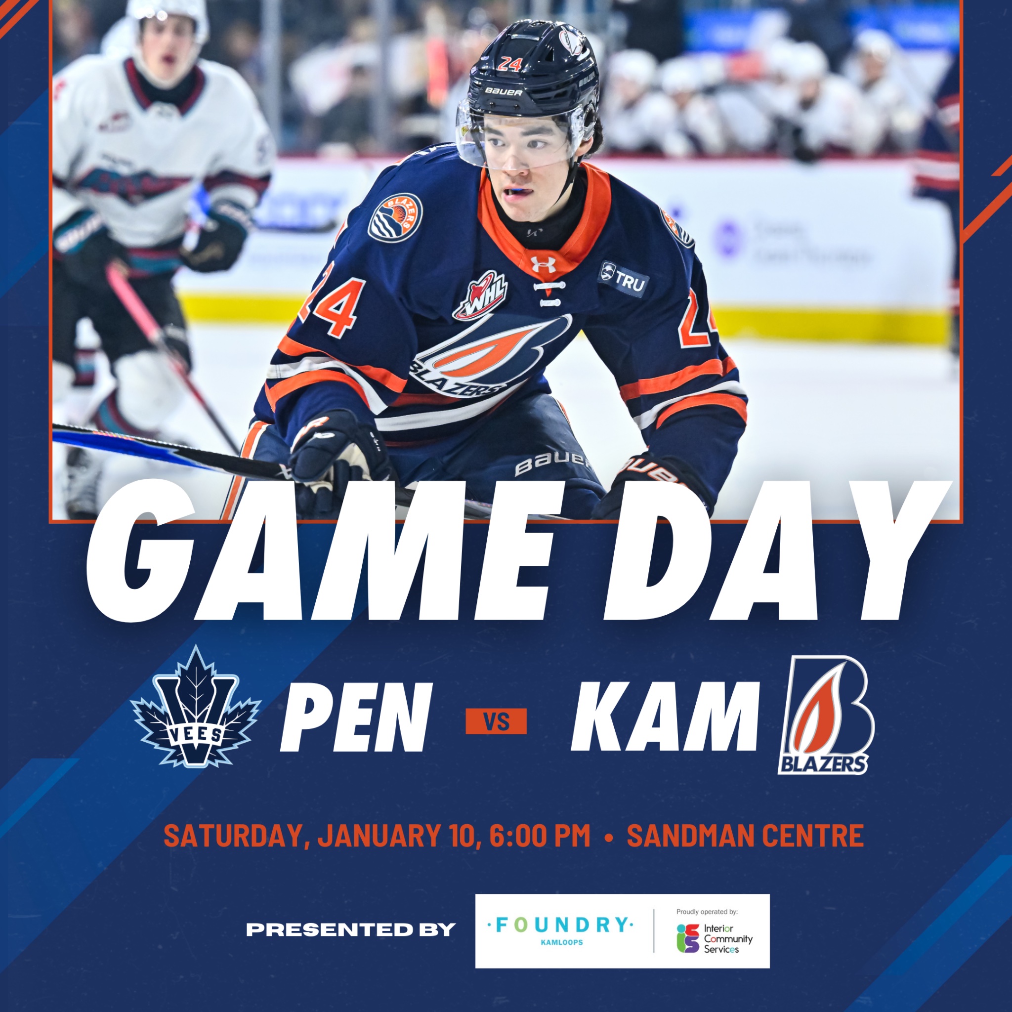 BLAZERS HOST VEES AT 6PM