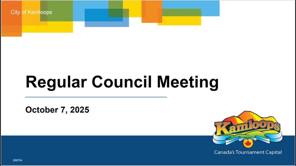 October 7, 2025 - Regular Council Meeting - Kamloops City Council