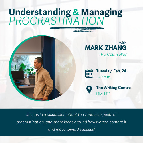 Understanding and Managing Procrastination workshop
