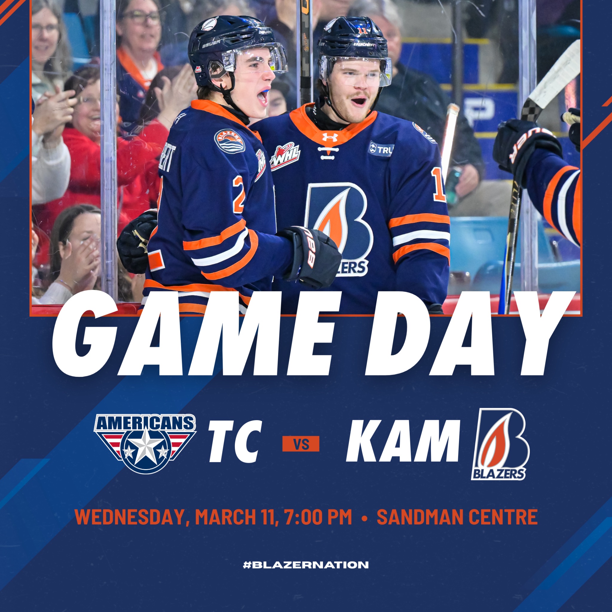 BLAZERS HOST AMERICANS AT 7PM