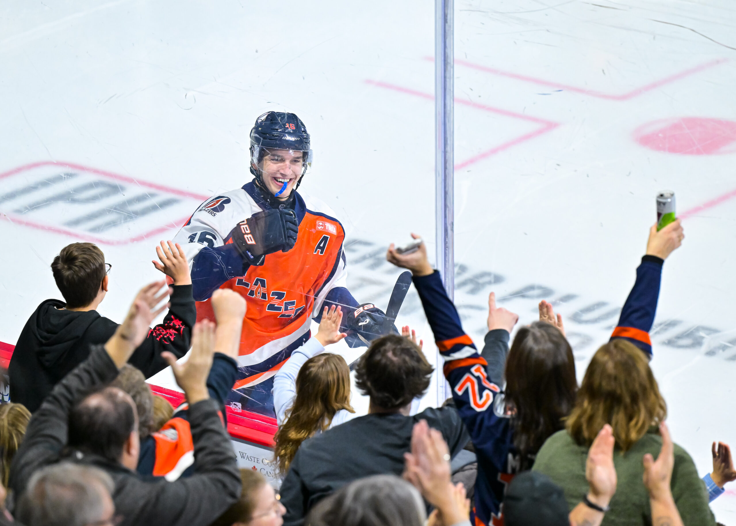 BLAZERS WIN 6-2 ON LEGENDS NIGHT