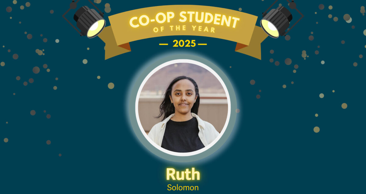 Co-op award winner learns how to thrive