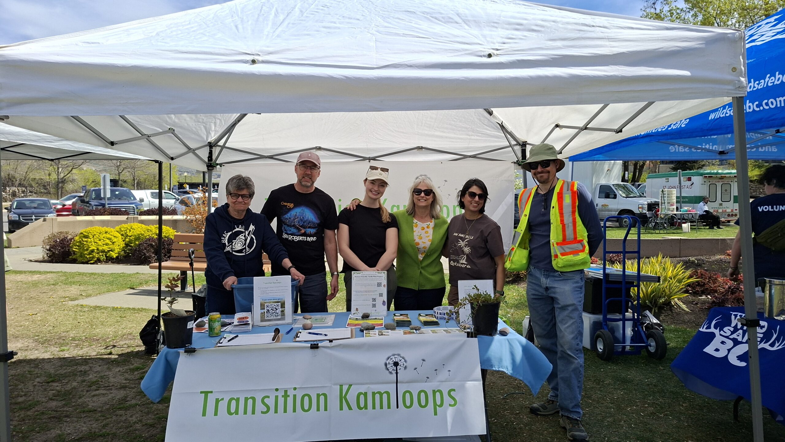 Transition Kamloops volunteers at an event