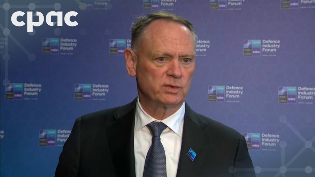 Defence Minister David McGuinty speaks with reporters in Ankara, Türkiye – July 7, 2026