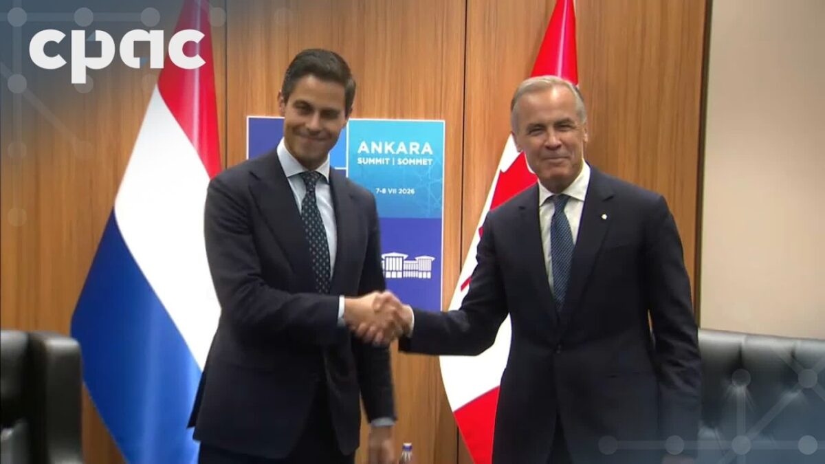 PM Carney meets PM of Netherlands Rob Jetton at NATO summit – July 7, 2026