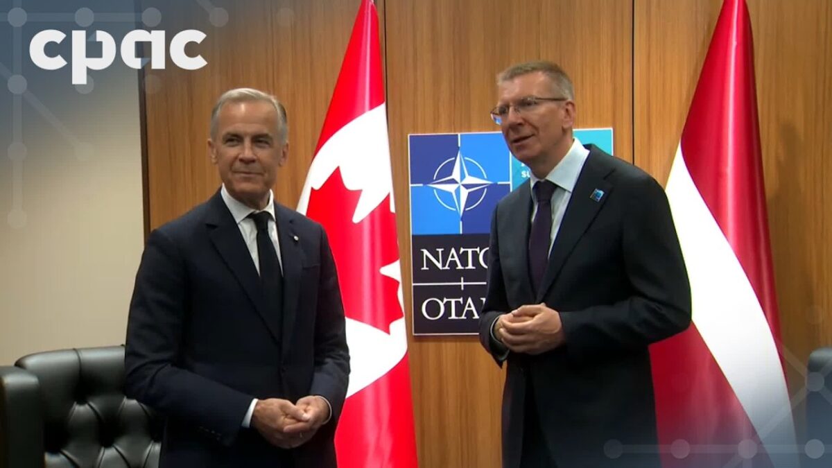 PM Mark Carney meets with Latvian President Edgars Rinkevic – July 8, 2026