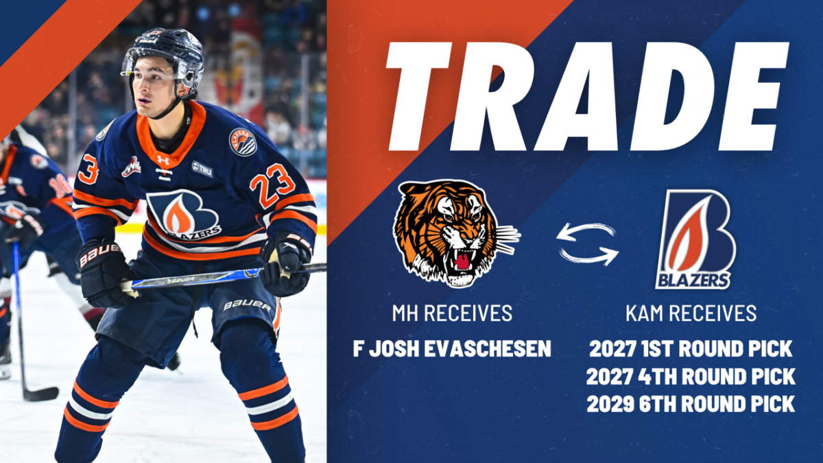 BLAZERS ACQUIRE DRAFT PICKS FOR EVASCHESEN