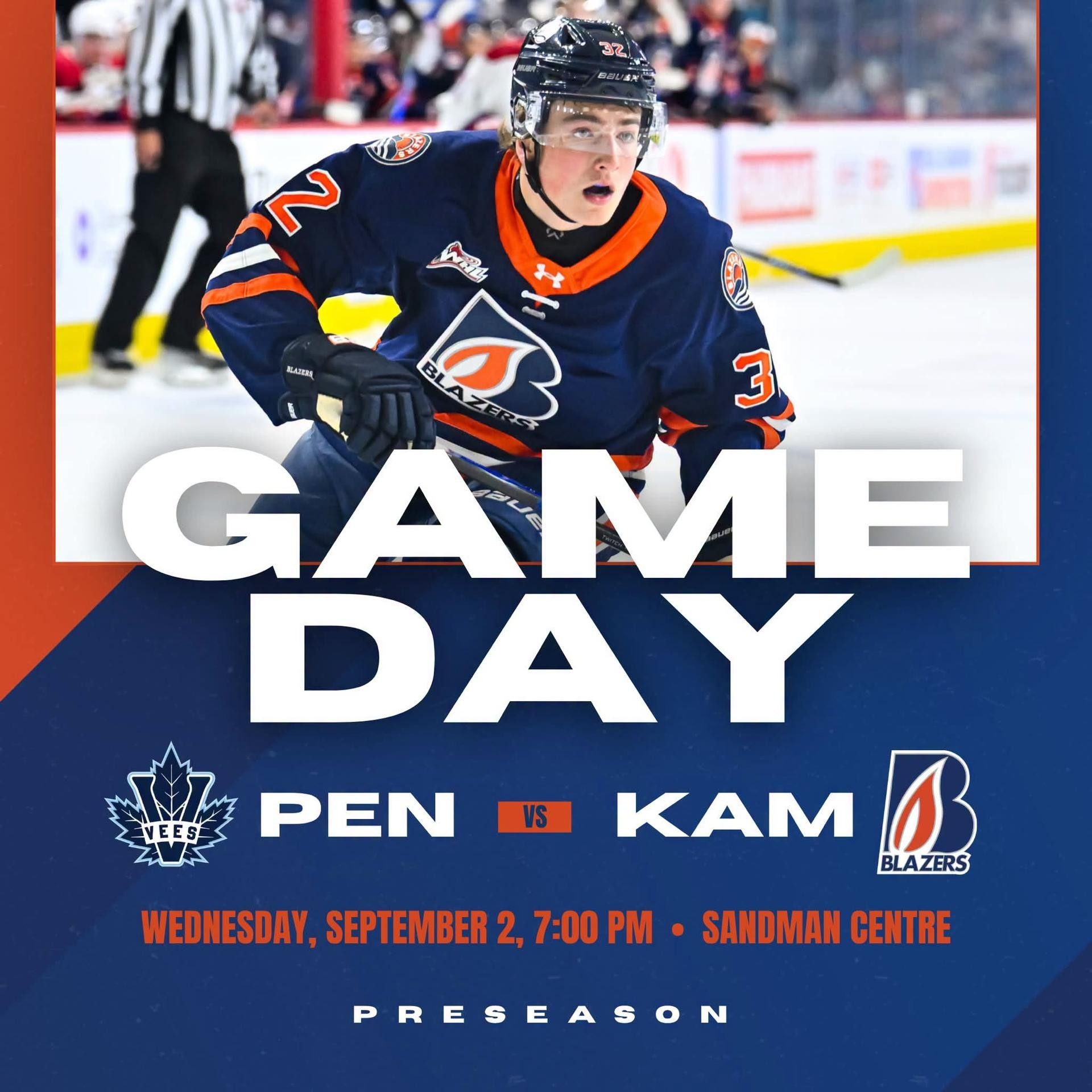 GAME DAY – BLAZERS HOST VEES AT 7PM