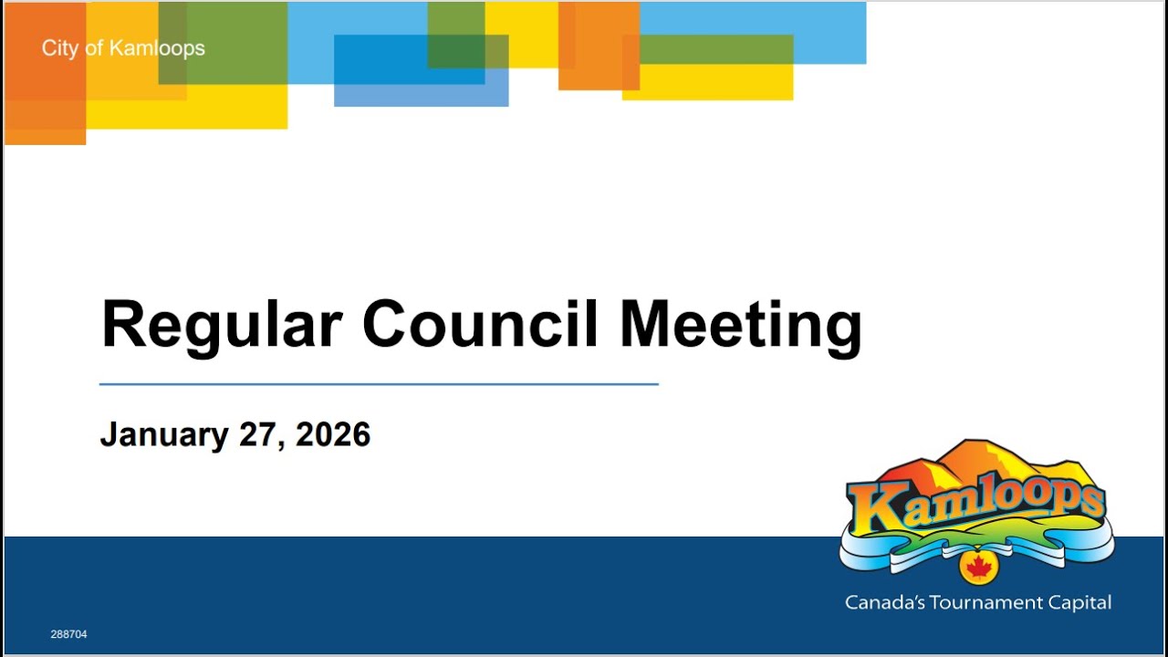 January 27, 2026 - Regular Council Meeting - Kamloops City Council