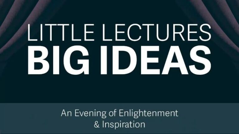 Little Lectures Big Ideas