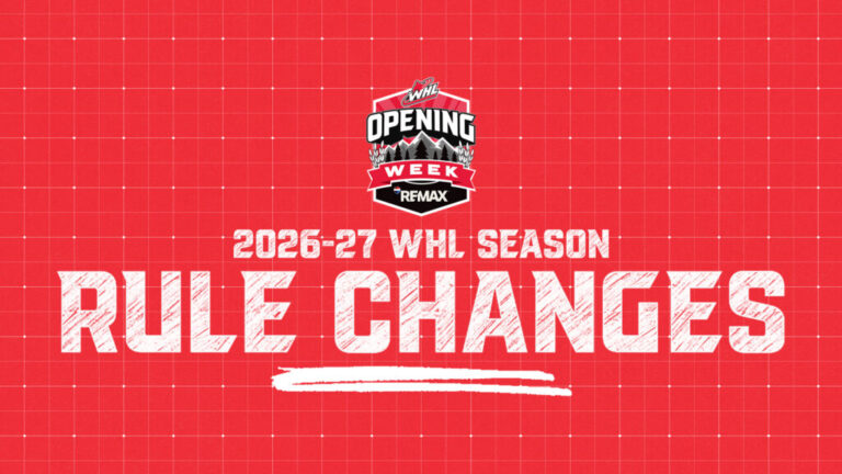 WHL introduces rule changes for 2026-27 Regular Season