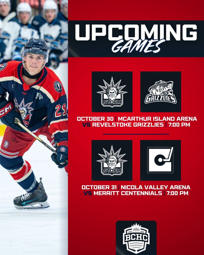Coming Up This Week For The Kamloops Storm