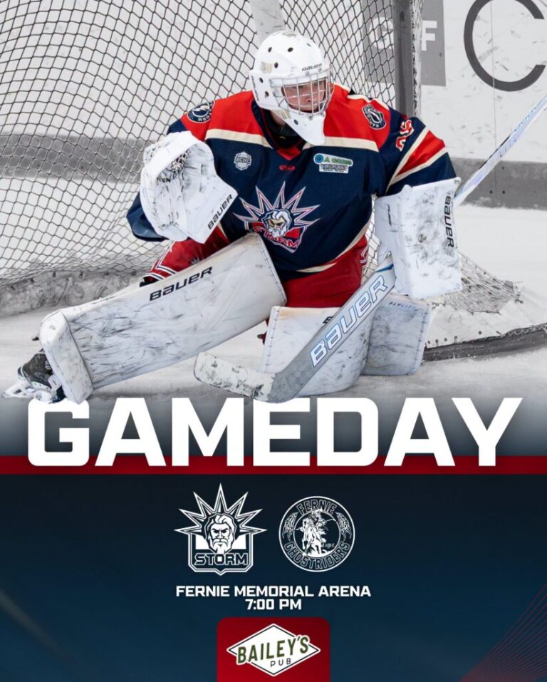 Storm In Fernie To Face The Ghostriders Tonight