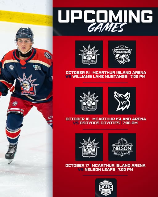 Upcoming For The Kamloops Storm